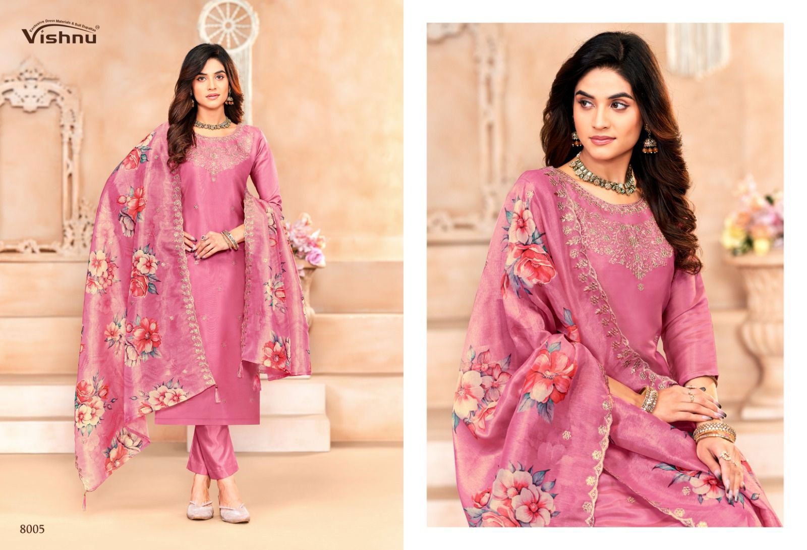 Sajada By Vishnu Shimmer Dress Material Wholesale Market In Surat With Price